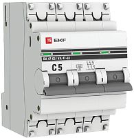 Выключатель автоматический EKF PROxima ВА47-63 3п 5А C 4.5кА картинка